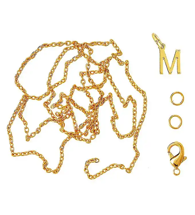 Koop Online Me&My BOX Ketting m. Letter - M - Verguld
