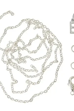 Me&My BOX Ketting m. Letter - B - Verzilverd Direct Beschikbaar