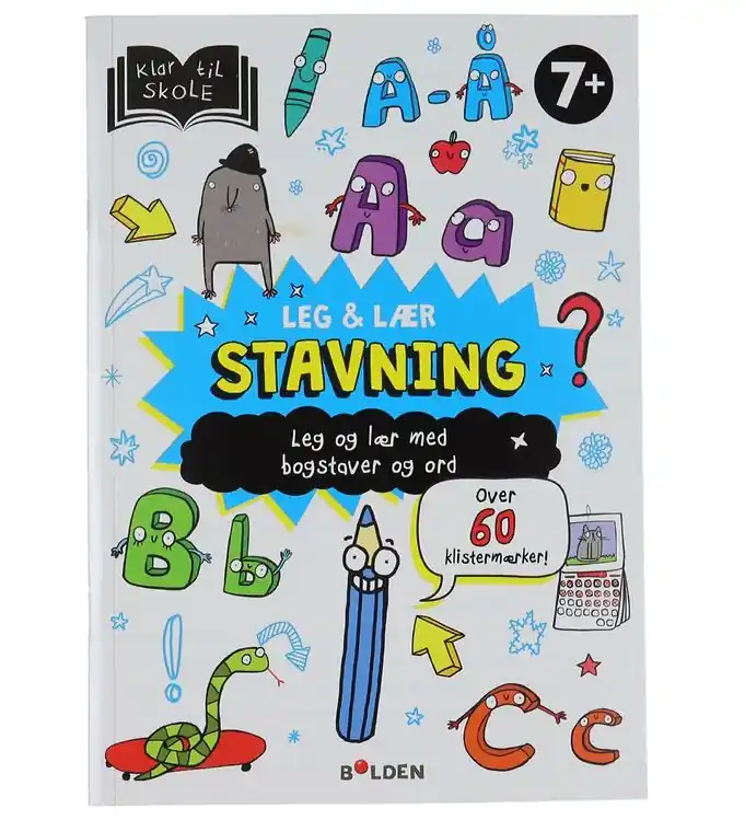 Gecertificeerd Forlaget Bolden Activiteitenboek - Spelen en leren: spelling - D