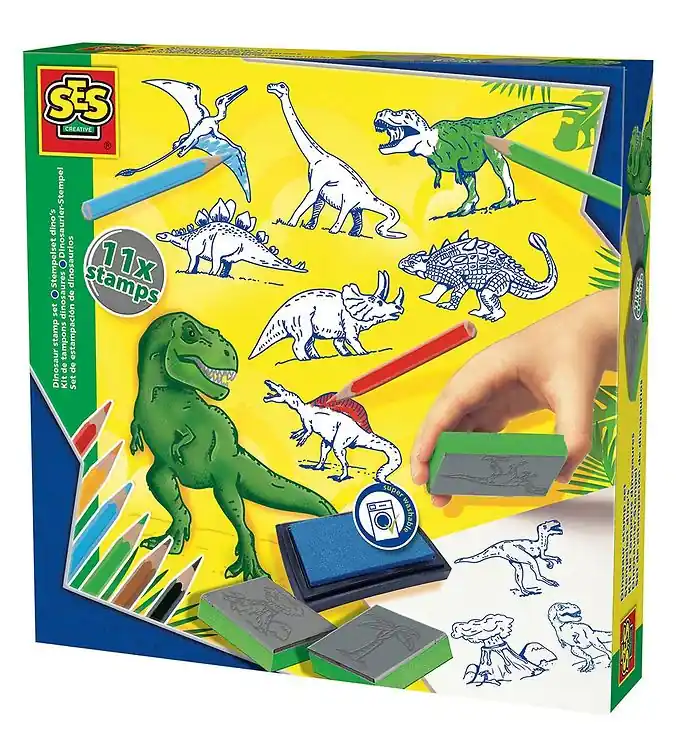 SES Creative Stempelset - Dinosaurussen Tijdelijk Beschikbaar