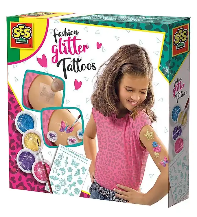 Aanbieding SES Creative Tattoos - Mode Glitter