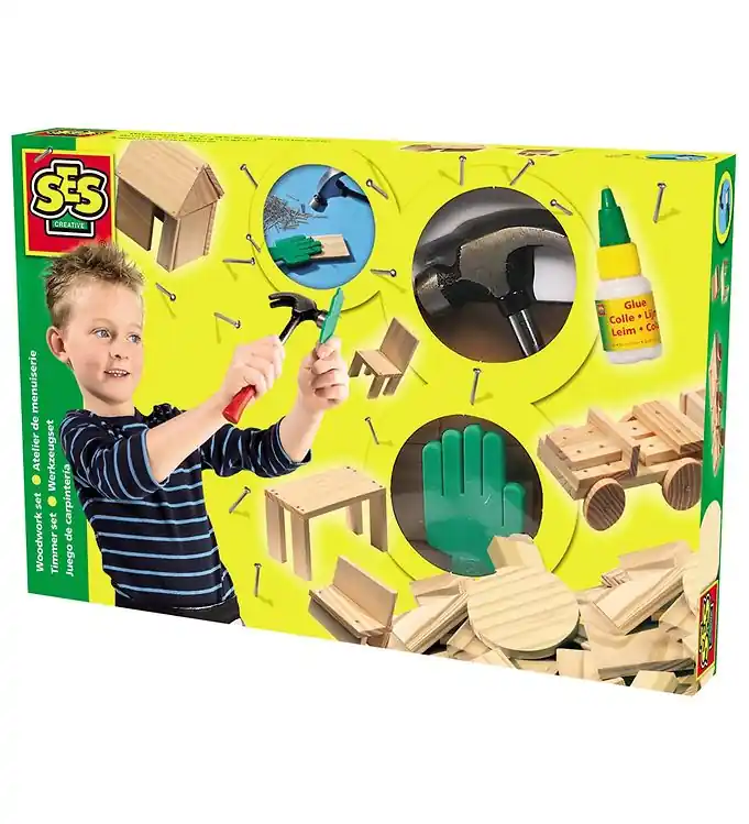 Bestseller SES Creative Bouwwerf Speelset - Hout