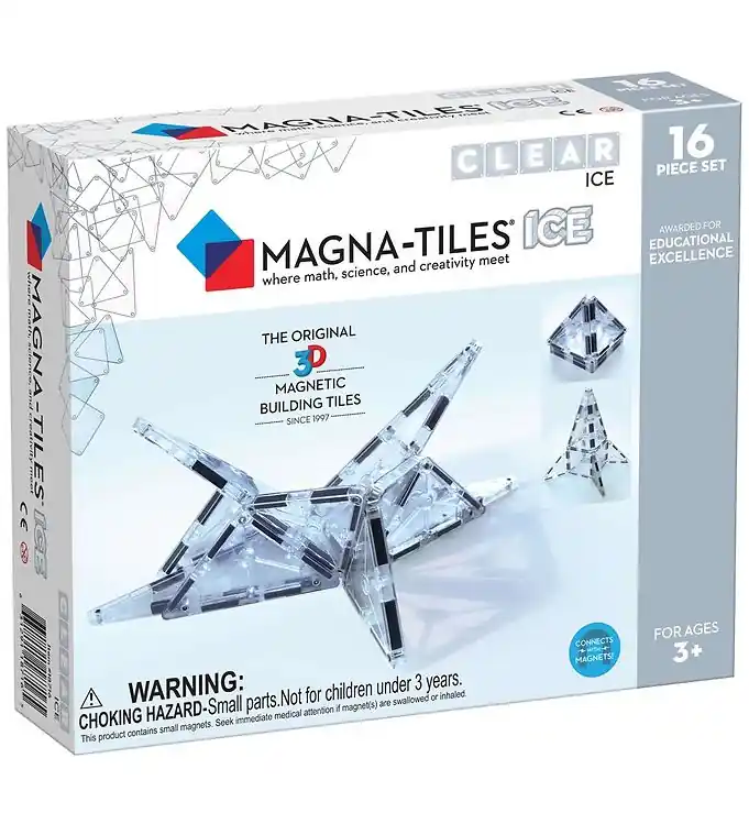 Favoriet Magna-Tiles Magneetset - 16 Onderdelen - Ijs