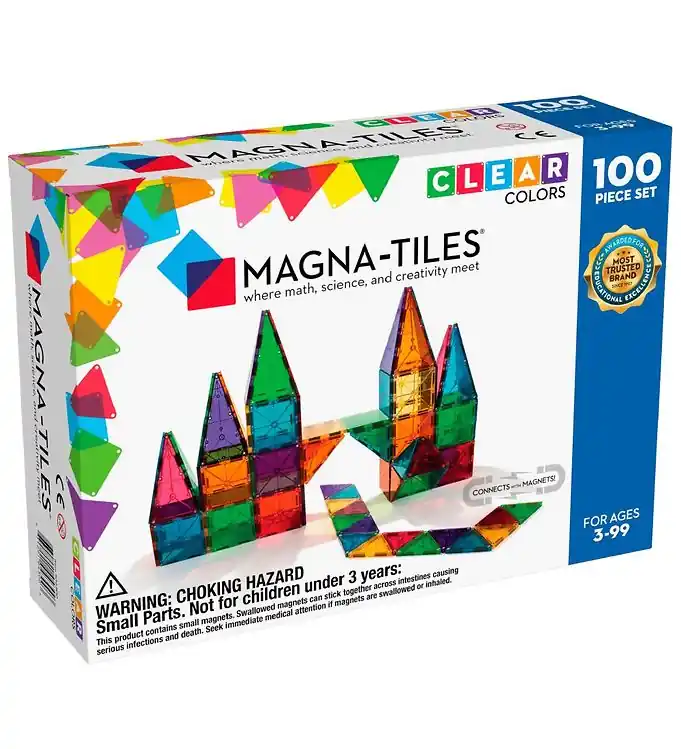 Magna-Tiles Magnetenset - 100 Onderdelen Aanbieding