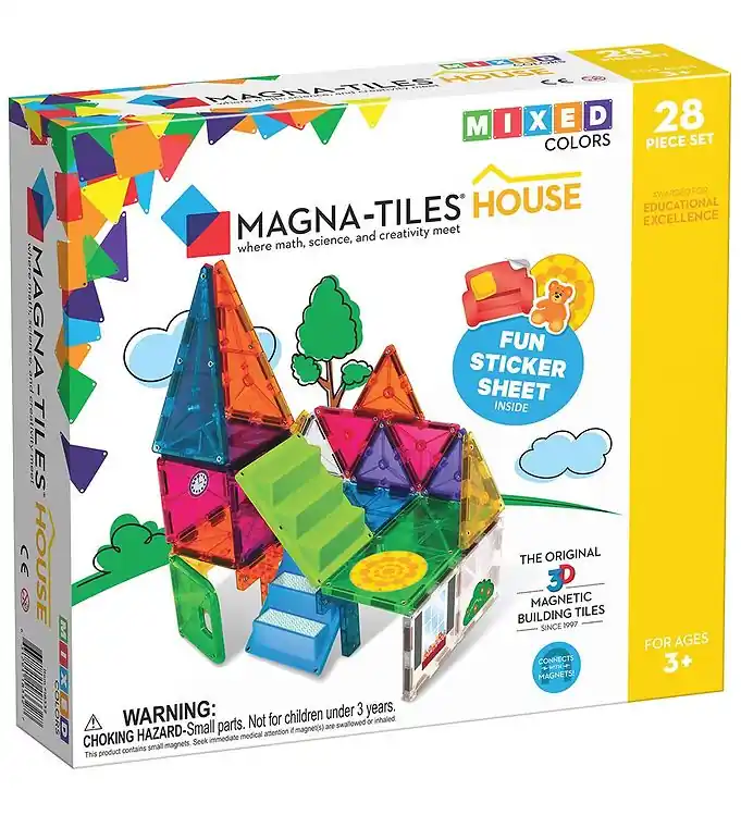 Superprijs Magna-Tiles Magneetset - 28 Onderdelen - Behuizing