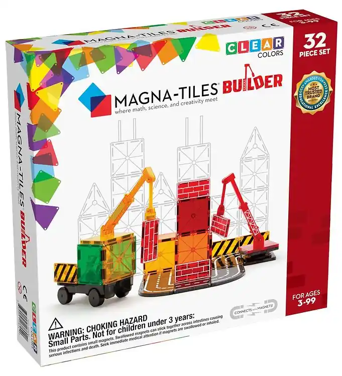 Hete Deal Magna-Tiles Magneetset - 32 Onderdelen - Bouwer