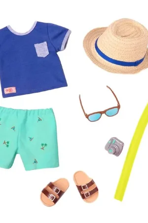 Snelle Levering Our Generation Poppenkleding - Deluxe Een reis naar Het Strand