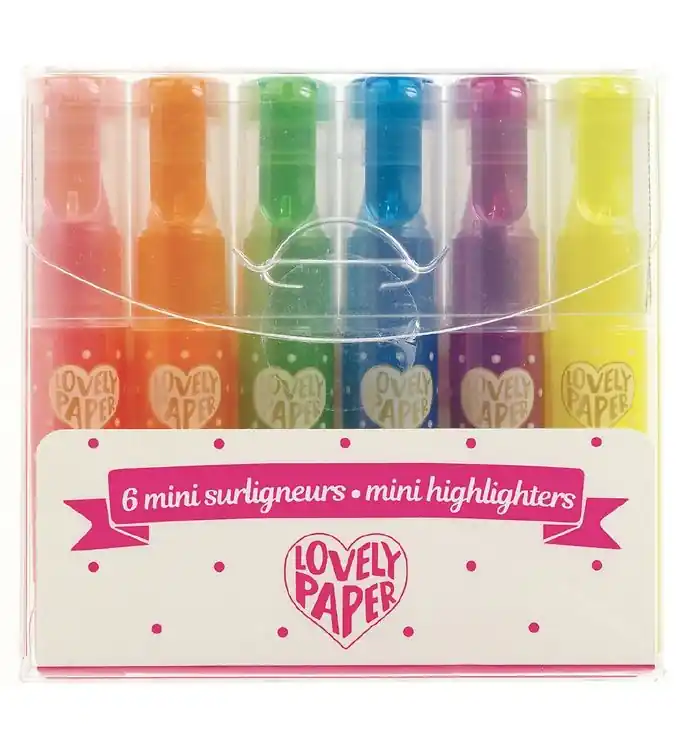 Laatste Kans Djeco Markeerstift - 6 st. - Surligneurs Mini fluo