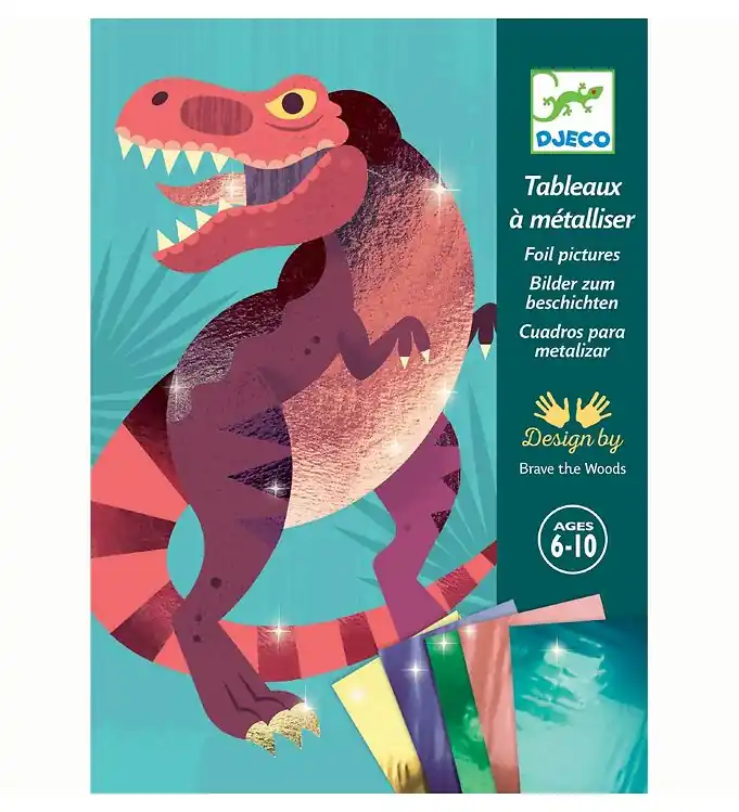 Djeco Creatieve Speelset - Foil Pictures - Jurassic Veilige Betaling