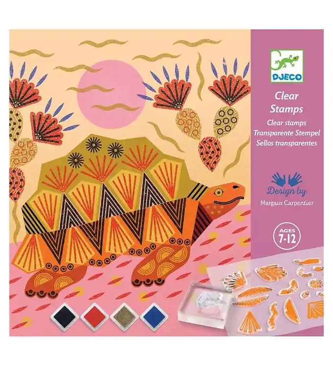 Betrouwbaar Djeco Stempelset - Clear Stempels - Patronen Eend Animals