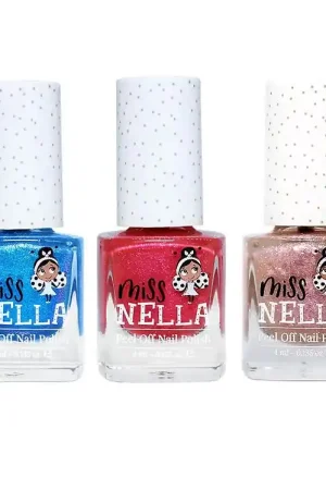 Voordeelprijs Miss Nella Nagellak - 3-pack - Tickle Me Pink/Abracadabra/Blue D