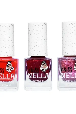 Miss Nella Nagellak - 3-pack - Strawberry'n'Cream/Shazam/Jazzber Favoriet