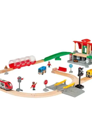 BRIO Speelgoed - Centraal station Set - 37 Onderdelen 33989 Express Levering
