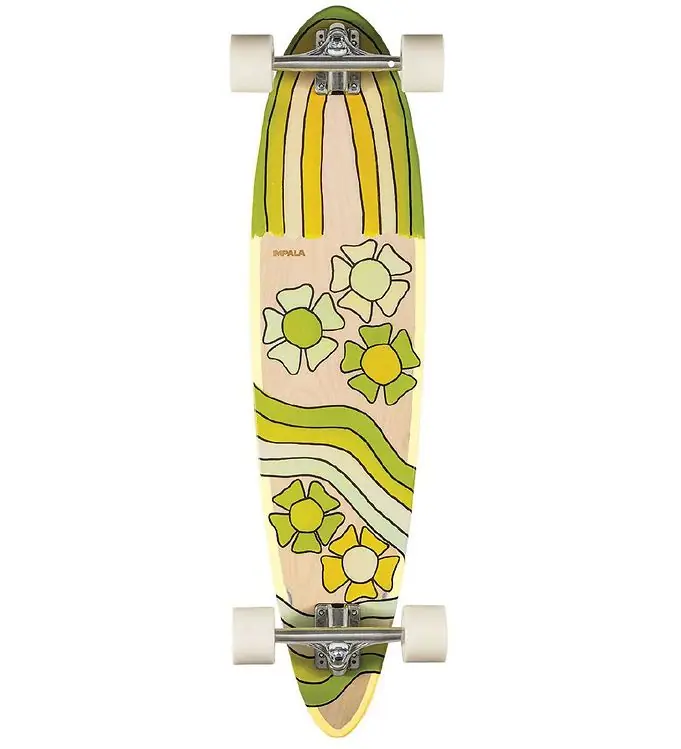 Must-Have Impala Skateboard - Jupiter Longboard - 37'' - Birdy Floral