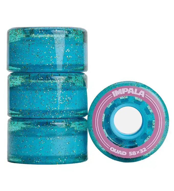 Seizoensaanbieding Impala Wielen - 4-pack - 58 mm - Holographic Glitter