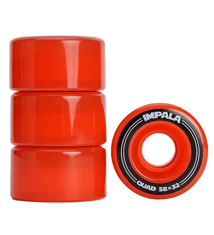 Impala Wiel - 4-pack - 58 mm - Rood Op = Op