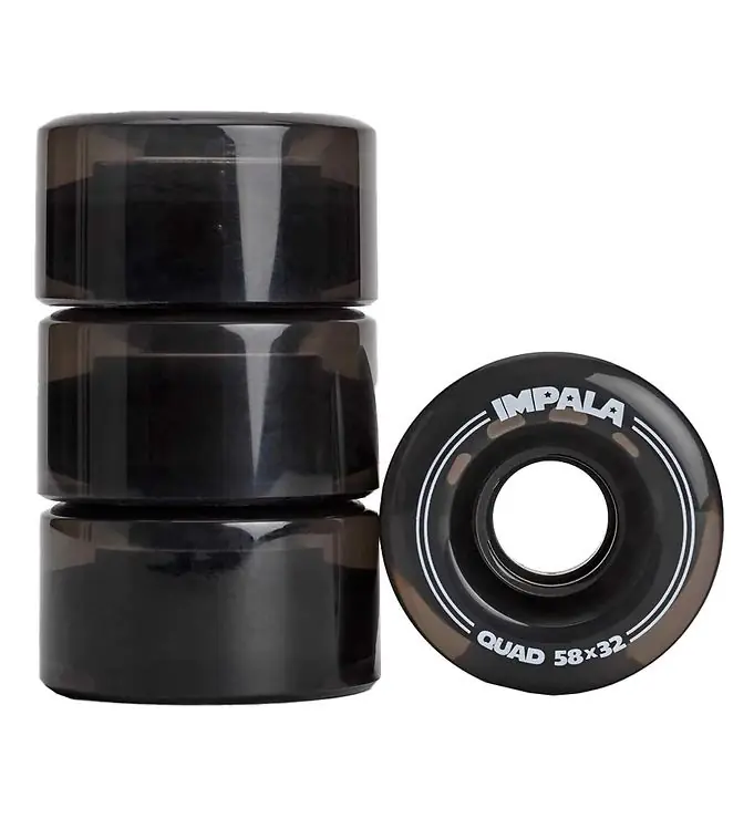 Impala Wiel - 4-pack - 58 mm - Zwart Koop Vandaag