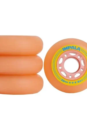 Alleen Vandaag Impala Wielen - 4-pack - 70 mm - Roze/Geel