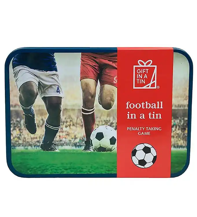 Snelle Levering Gift In A Tin Speelset - Leren & Play - Voetbal in een Tin