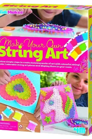 4M - KidzMaker - Lav Je eigen draadkunst Express Levering