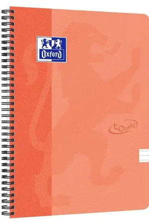 Merkproduct Oxford Notitieboekje - Aanraken - Lijnen - A4+ - Oranje