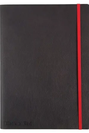 Finale Uitverkoop Oxford Notitieboekje - Soft Cover - Gelijnd - B5 - Zwart/Rood