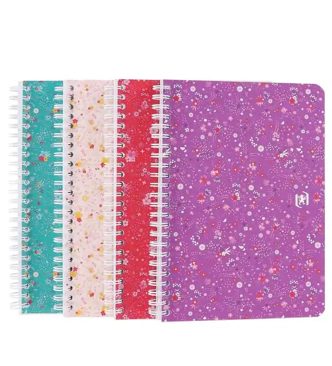 Goedkoop Oxford Notitieboekje - 1 Boek - Floral - Vierkant - A5 - Assorti