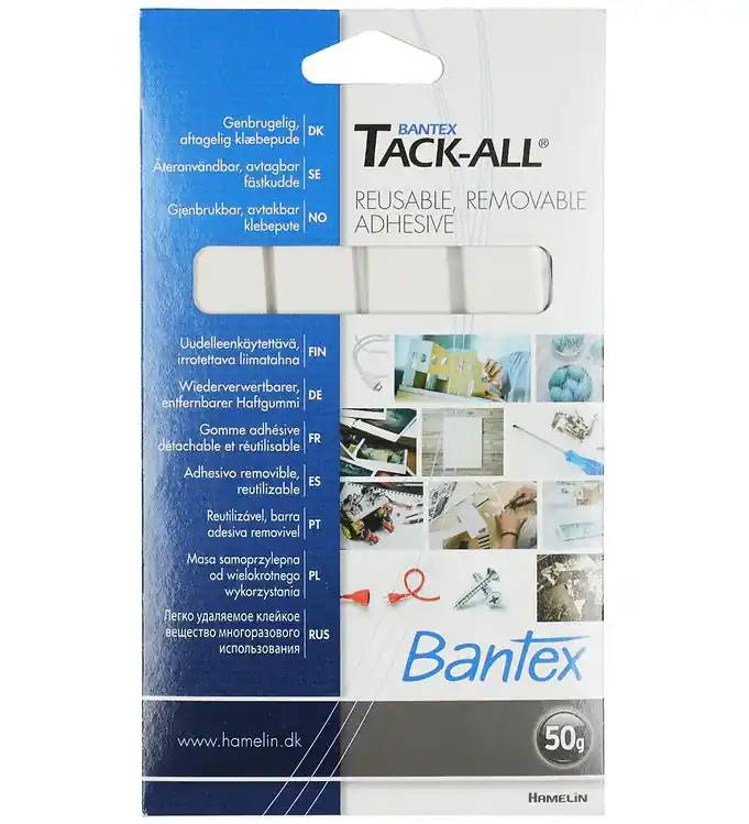 Bantex Tack-All Kleefgom/Olifanten Inkeping - 50 Gram Gecertificeerd