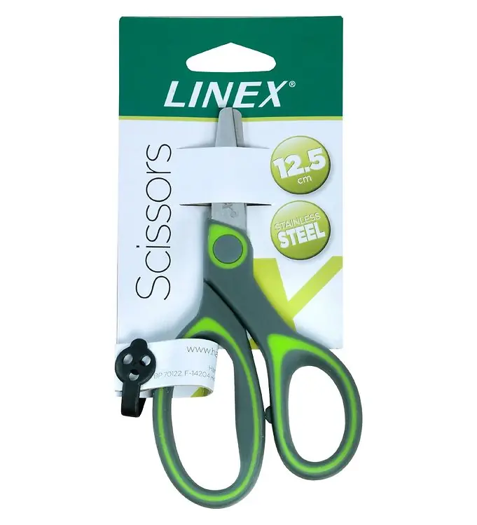 Bestseller Linex Kinderschaar - 12,5 cm - Grijs/Groen