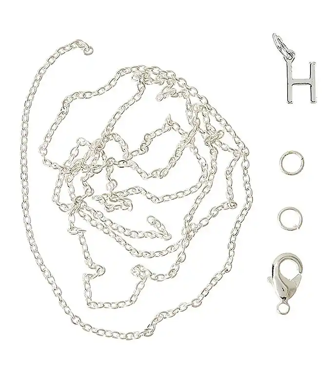 Rechtstreeks Van De Fabrikant Me&My BOX Ketting m. Letter - H - Verzilverd