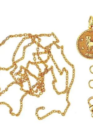 Bestel Nu Me&My BOX Ketting m. Sterrenbeeld - Ram - Verguld