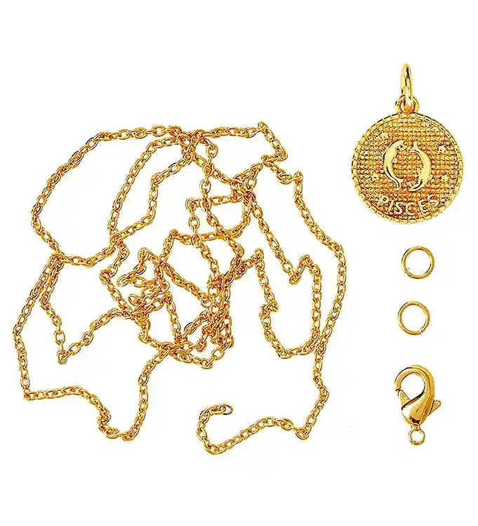 Uitverkoop Me&My BOX Ketting m. Dierenriem - Vis - Verguld