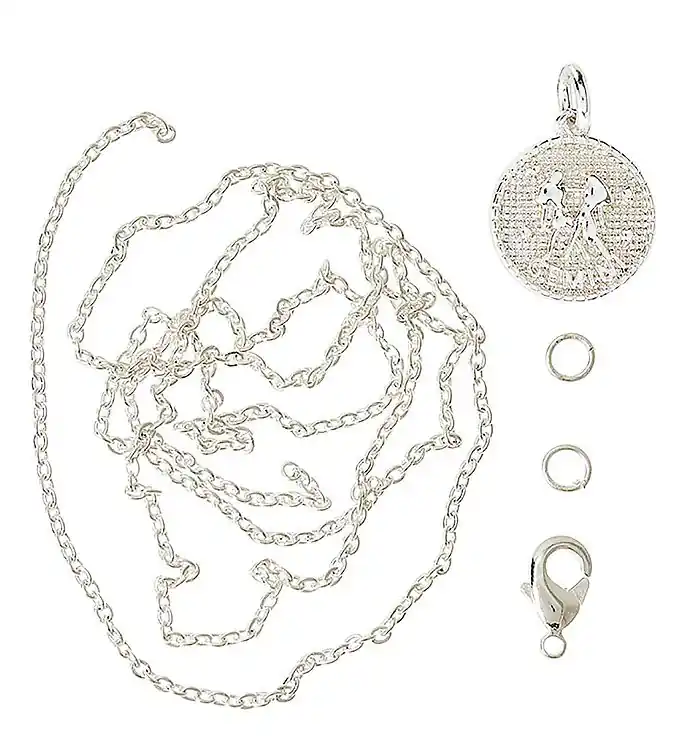 Me&My BOX Ketting m. Dierenriem - Tweeling - Verzilverd Beste Prijs