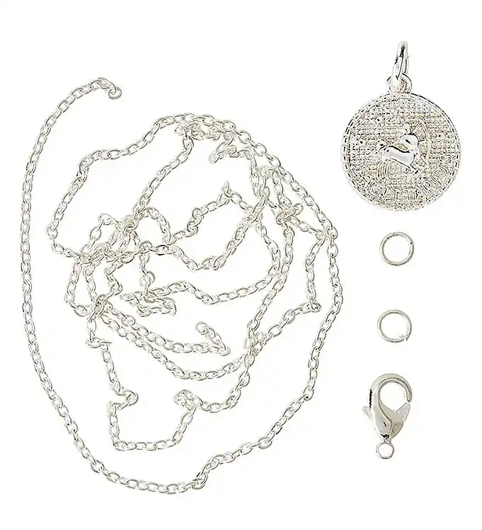 Me&My BOX Ketting m. Sterrenbeeld - Boogschutter - Verzilverd Snelle Levering