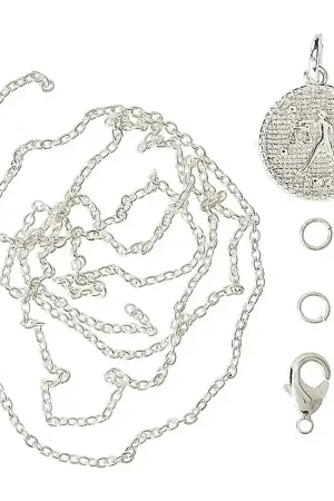 Me&My BOX Ketting m. Sterrenbeeld - Weegschaal - Verzilverd Gecertificeerd