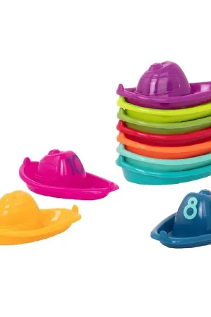 Battat Badspeelgoed - 10 Onderdelen - Boten - Multicolour Alleen Vandaag