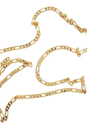 Me&My BOX Figaro ketting - 45 cm - Verguld Hoge Kwaliteit