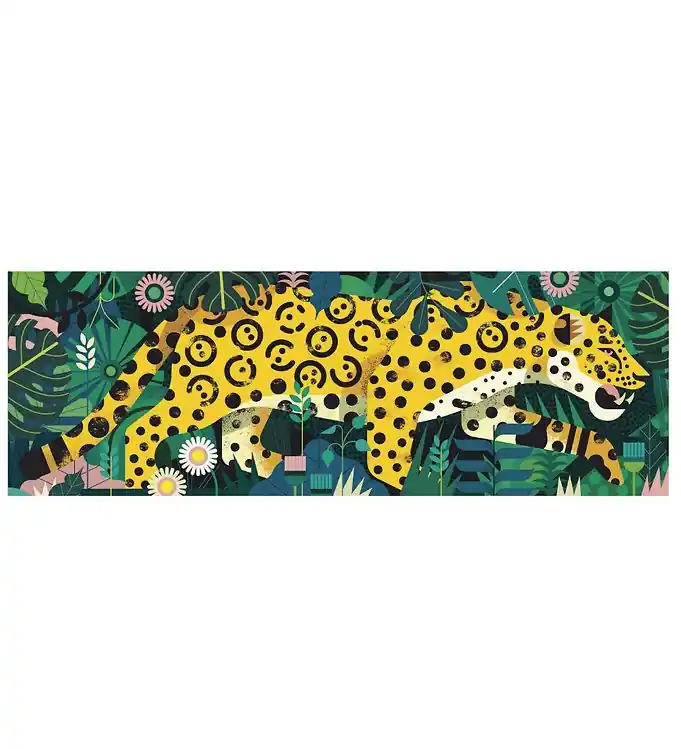 Actieprijs Djeco Puzzel - 1000 Bakstenen - Leopard