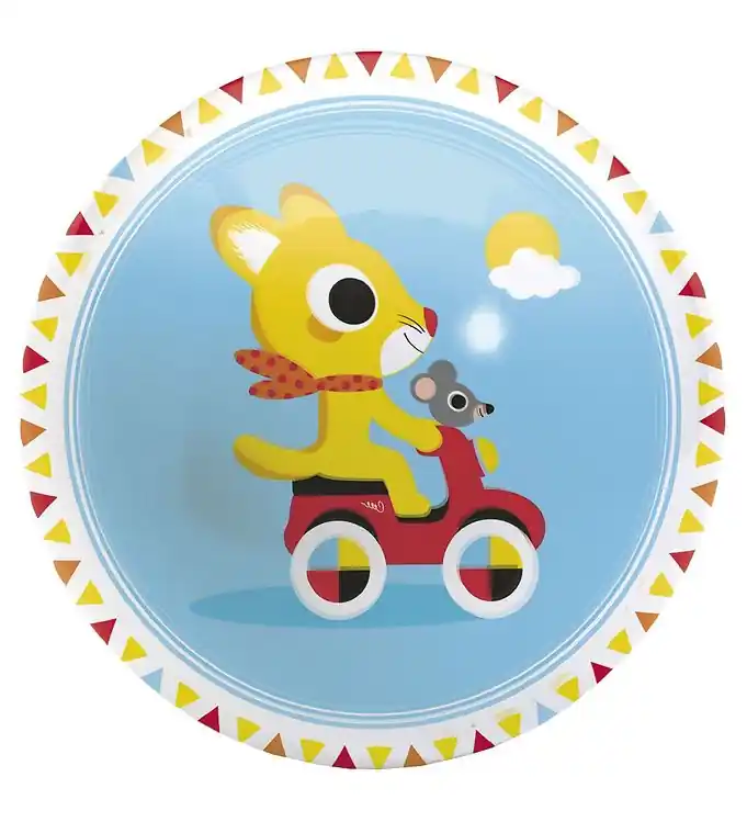 Aanbieding Djeco Bal - 12 cm - Schattig Race