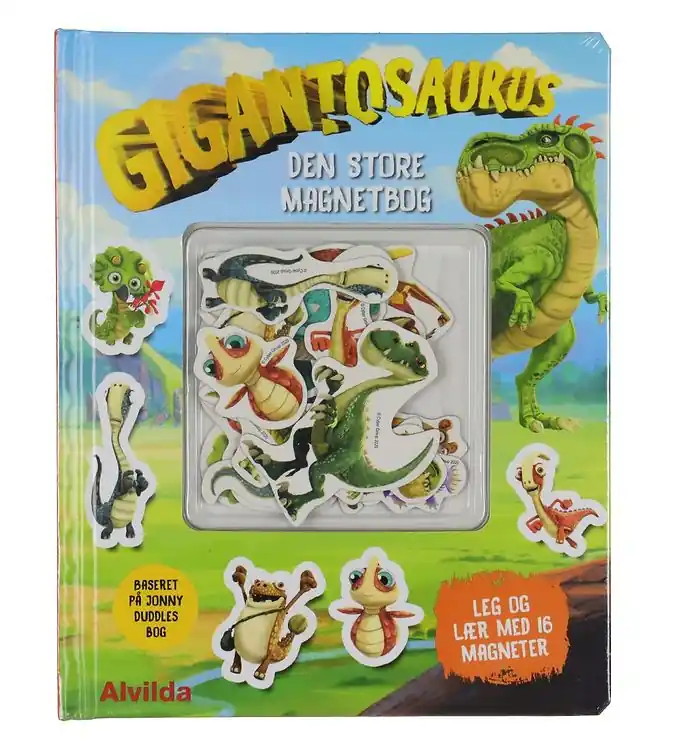 Alvilda Magneetboek - Gigantosaurus - De Grote Magneetboek - Dee Lage Kosten