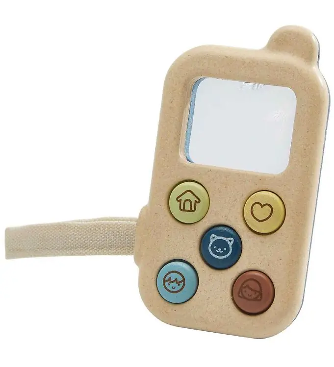Snelle Levering PlanToys Houten Speelgoed - Mijn eerste telefoon