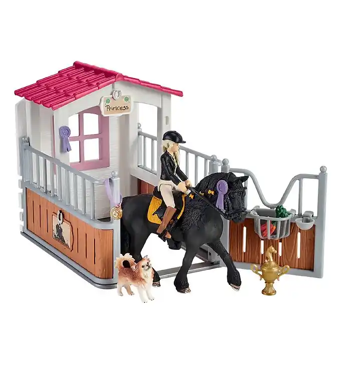 Uitverkoop Schleich Horse Club - 20x20 cm - Paardenbox 42437