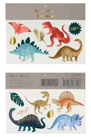 Flitsaanbieding Meri Meri Tattoos - Large - Dinosaur Kingdom