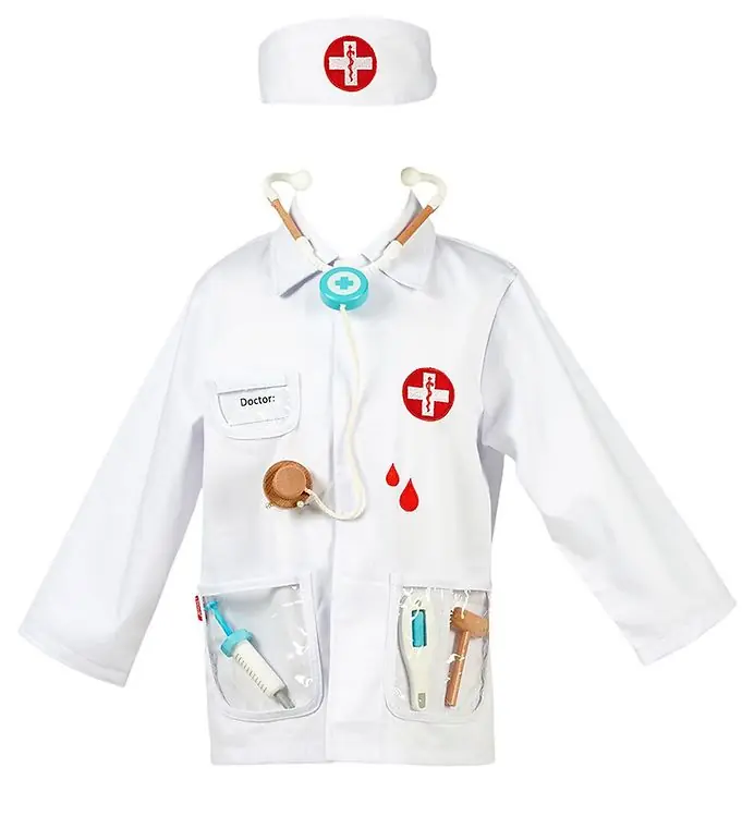 Betrouwbaar Souza Verkleedkleren - Dokter - Wit