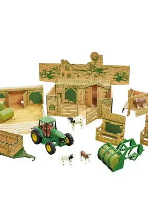 Britains Speelset - 43257 - John Deere - 20 Onderdelen - Farm In Tijdelijk Beschikbaar