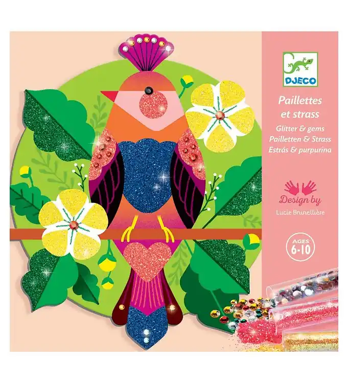 Djeco Creatieve Speelset - Pailletten & Strasssteentjes - Paradi Koopje