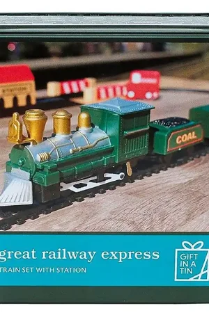 Gift In A Tin Speelset - Leren & Play - Great Railway Express Beperkt Aanbod