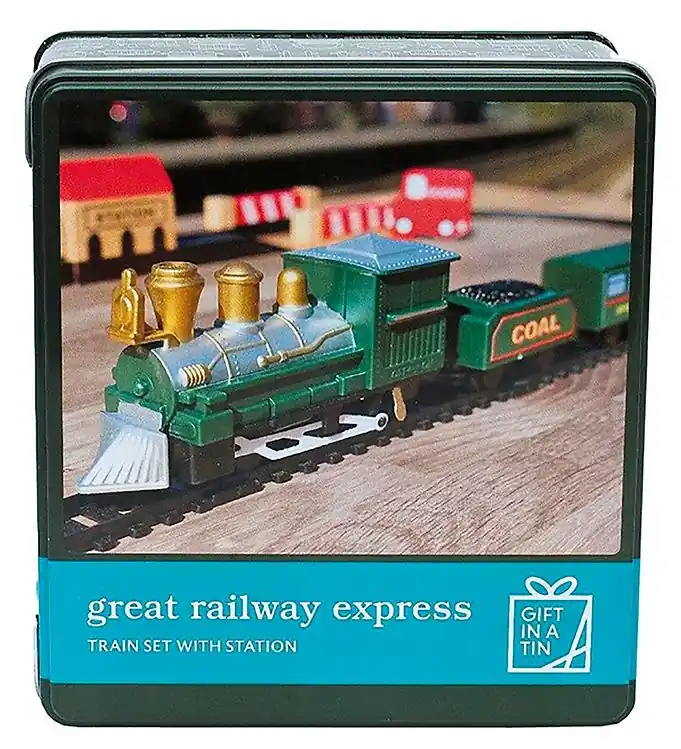 Gift In A Tin Speelset - Leren & Play - Great Railway Express Beperkt Aanbod
