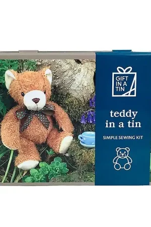 Actieprijs Gift In A Tin Creatieve Speelset - Ambacht - Teddy In A Tin