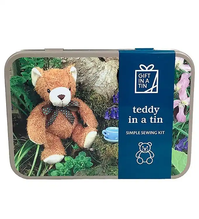 Actieprijs Gift In A Tin Creatieve Speelset - Ambacht - Teddy In A Tin
